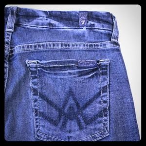 7 For All Mankind Womens A Pocket Jeans 27x31